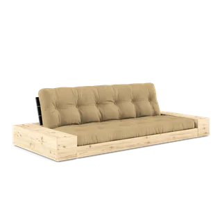 BASE BLACK NIGHT LACQUERED W. 2 SIDEBOXES CLEAR W. 5-LAYER MIXED MATTRESS WHEAT BEIGE by Karup Design – product photo 19 of 19