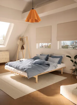 PACE BED CLEAR LACQUERED 140 X 200 by Karup Design – interior photo 5 of 9