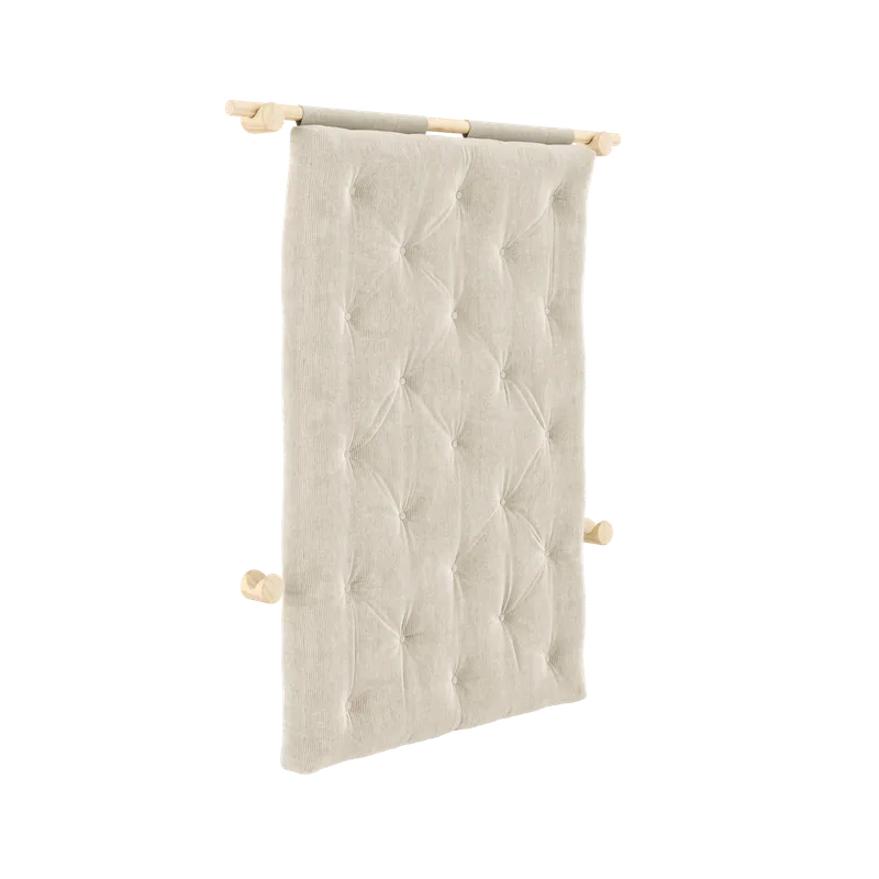 HOOKED RAW 135 X 200 W. BRAVO MATTRESS IVORY by Karup Design – product photo 6 of 18