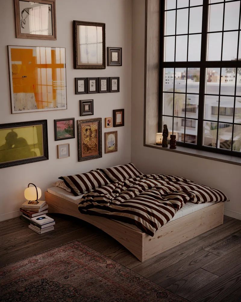 ORBIT BED RAW 140 X 200 van Karup Design – sfeerfoto 4 van 21