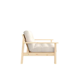 UNWIND CLEAR LACQUERED W. 5-LAYER MIXED MATTRESS LINEN de Karup Design – photo du produit 3 sur 10