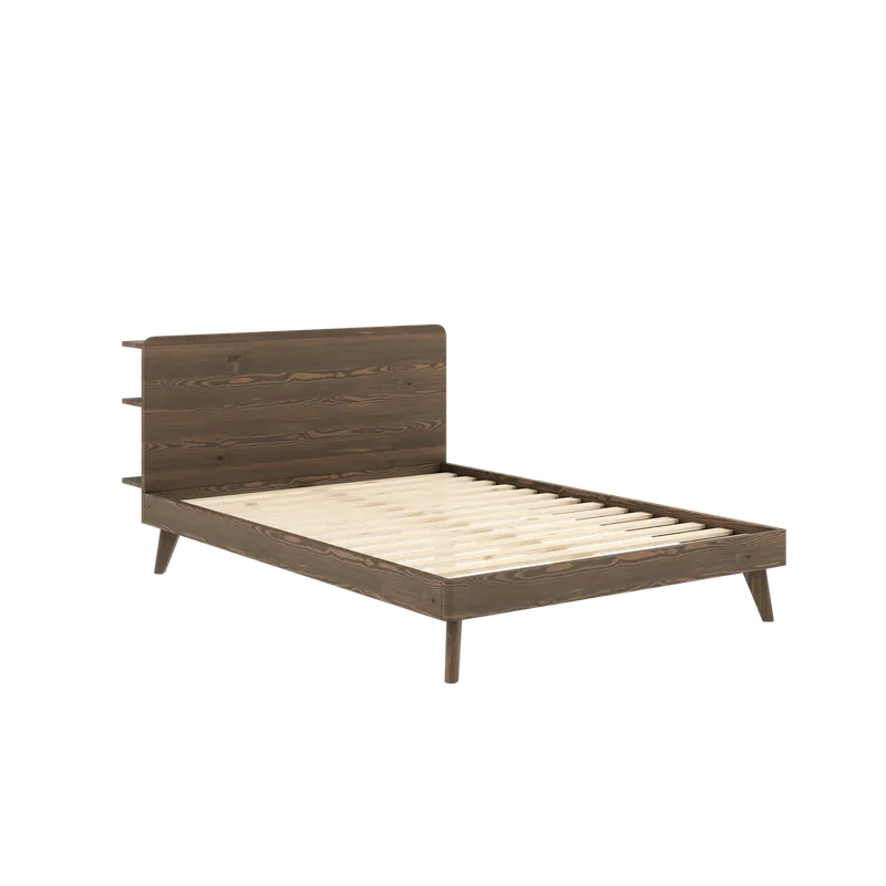 RETREAT BED CAROB BROWN 140 X 200 van Karup Design – productfoto 12 van 12