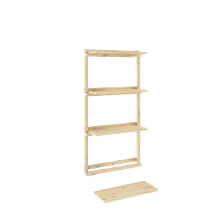 GROOVE SHELVING NARROW RAW by Karup Design – product photo 2 of 15