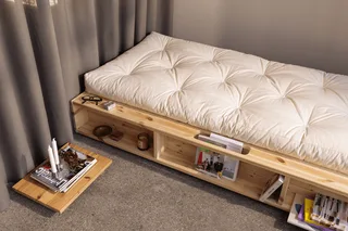 ZIGGY BED CLEAR LACQUERED 120 X 200 by Karup Design – interior photo 2 of 7