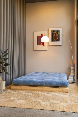 ROOTS RAW 140 X 200 W. ROOTS MATTRESS HAZY BLUE by Karup Design – interior photo 8 of 17