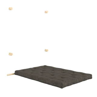 HOOKED RAW 135 X 200 W. BRAVO MATTRESS MELLOW BROWN by Karup Design – product photo 2 of 18