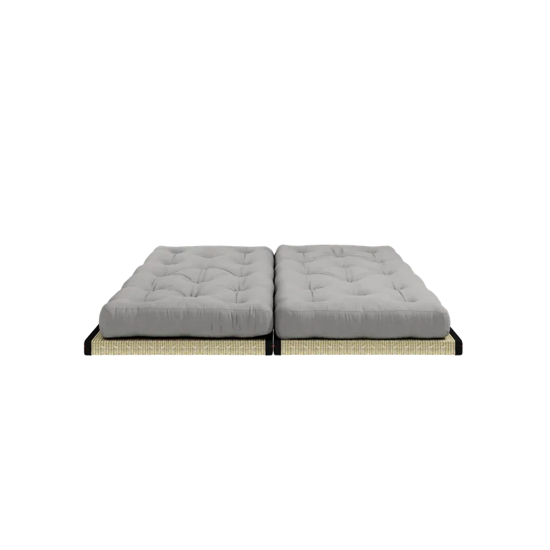 CHICO GREY W. 2 TATAMI 80 X 200 W. 2 CHICO MATTRESS SET GREY van Karup Design – productfoto 3 van 13