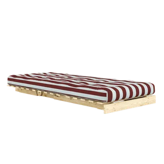 ROOTS RAW 90 X 200 W. ROOTS MATTRESS BURGUNDY-LIGHT BLUE by Karup Design – product photo 2 of 11
