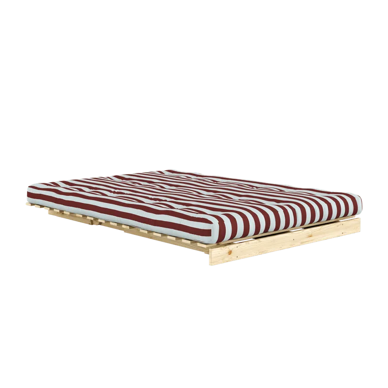 ROOTS RAW 140 X 200 W. ROOTS MATTRESS BURGUNDY-LIGHT BLUE by Karup Design – product photo 8 of 11