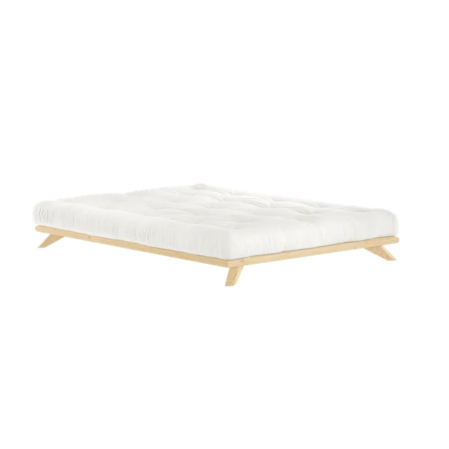 SENZA BED CLEAR LACQUERED 140 X 200