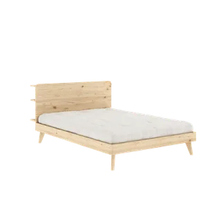RETREAT BED CLEAR LACQUERED 140 X 200 by Karup Design – product photo 1 of 12