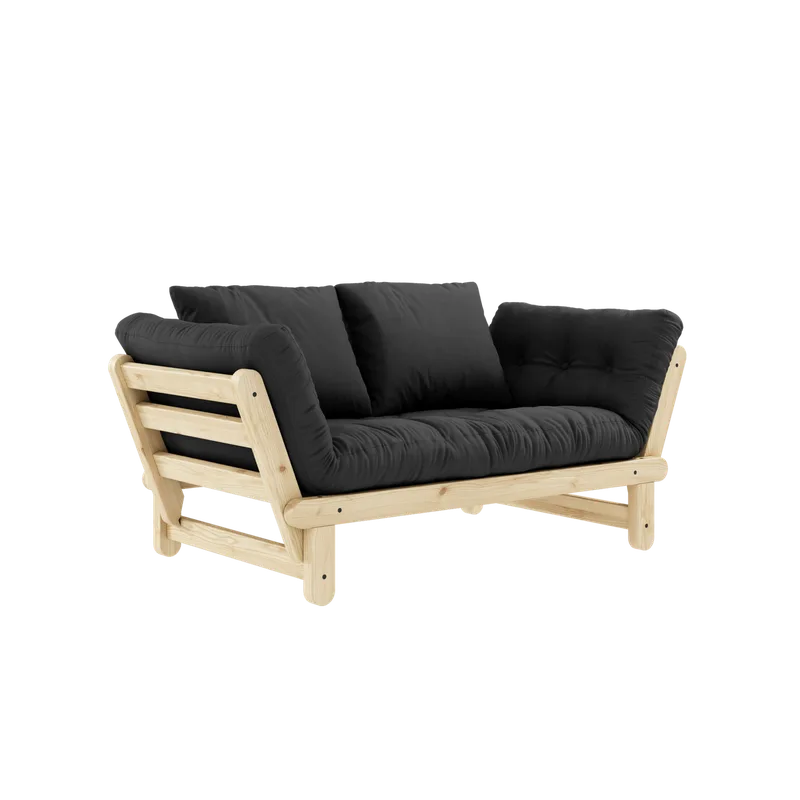 BEAT CLEAR LACQUERED W. BEAT MATTRESS SET DARK GREY van Karup Design – productfoto 9 van 9