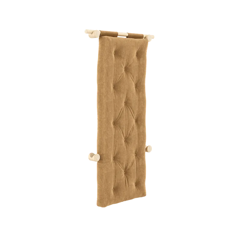 HOOKED RAW 75 x 200 W. BRAVO MATTRESS FUDGE BROWN by Karup Design – product photo 4 of 13