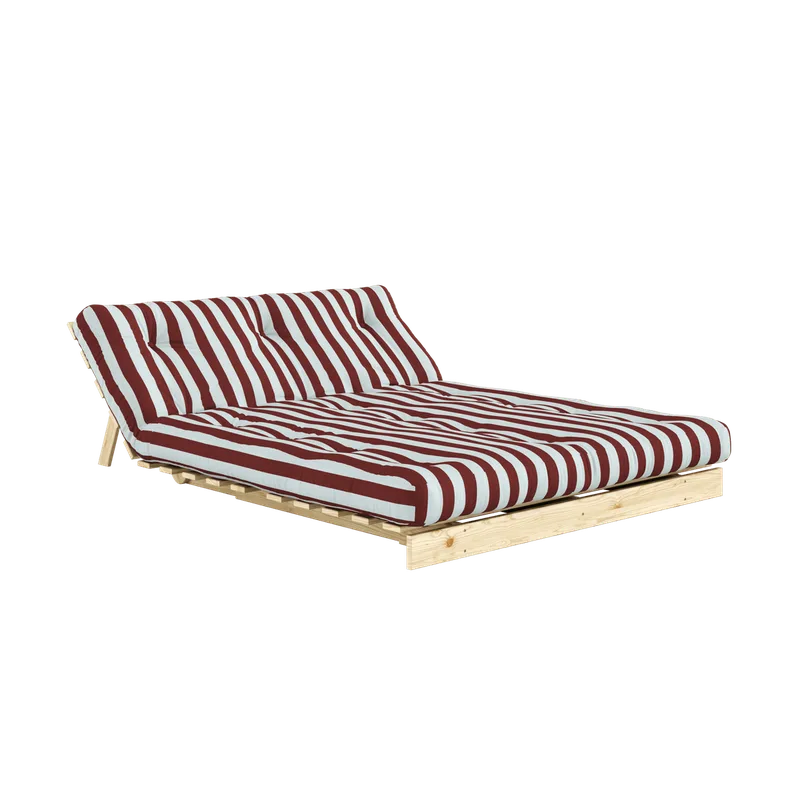 ROOTS RAW 140 X 200 W. ROOTS MATTRESS BURGUNDY-LIGHT BLUE by Karup Design – product photo 7 of 11