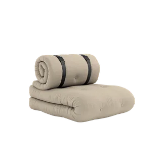 BUCKLE-UP CHAIR OUT™ BEIGE W. 2 BLACK NYLON BELTS van Karup Design – productfoto 13 van 13