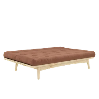 FOLK CLEAR LACQUERED W. 5-LAYER MIXED MATTRESS CLAY BROWN van Karup Design – productfoto 1 van 9