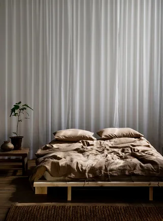 JAPAN BED RAW 140 X 200 de Karup Design – photo d’ambiance 10 sur 13