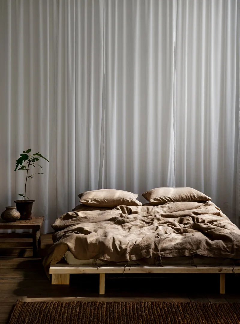 JAPAN BED RAW 140 X 200 de Karup Design – photo d’ambiance 10 sur 13