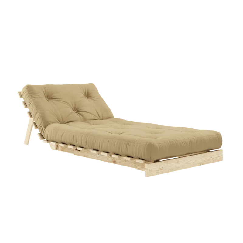 ROOTS RAW 90 X 200 W. ROOTS MATTRESS WHEAT BEIGE van Karup Design – productfoto 1 van 8