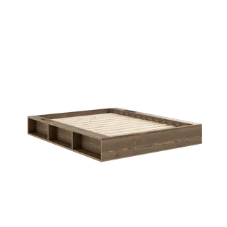 ZIGGY BED CAROB BROWN LACQUERED 140 X 200 van Karup Design – productfoto 10 van 10