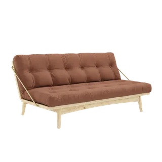 FOLK CLEAR LACQUERED W. 5-LAYER MIXED MATTRESS CLAY BROWN van Karup Design – productfoto 9 van 9