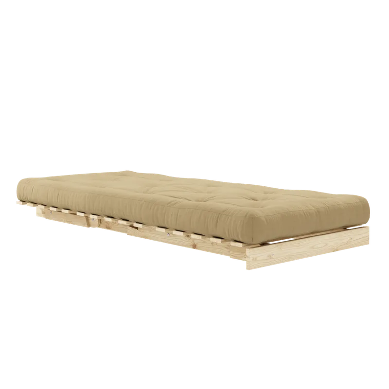 ROOTS RAW 90 X 200 W. ROOTS MATTRESS WHEAT BEIGE van Karup Design – productfoto 2 van 8