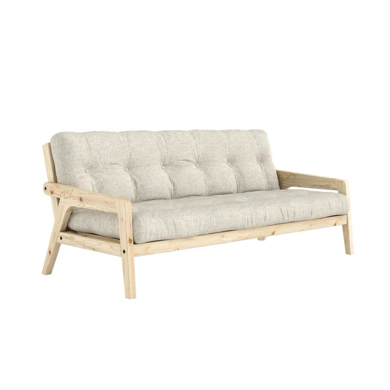 GRAB CLEAR LACQUERED W. 5-LAYER MIXED MATTRESS SOFT CHALK de Karup Design – photo du produit 10 sur 10