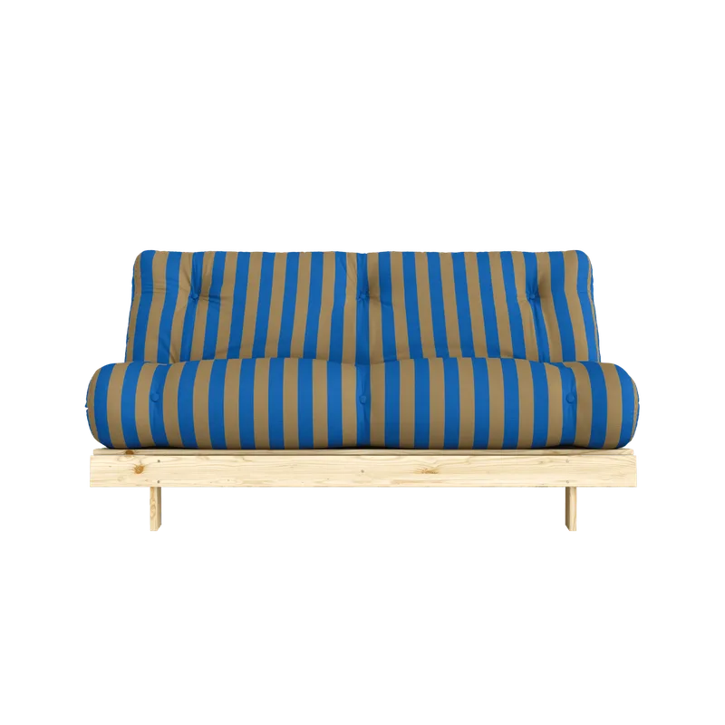 ROOTS RAW 160 X 200 W. ROOTS MATTRESS BROWN-BLUE van Karup Design – productfoto 6 van 12