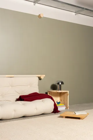 HOOKED RAW 135 X 200 W. BRAVO MATTRESS MELLOW BROWN by Karup Design – interior photo 15 of 18