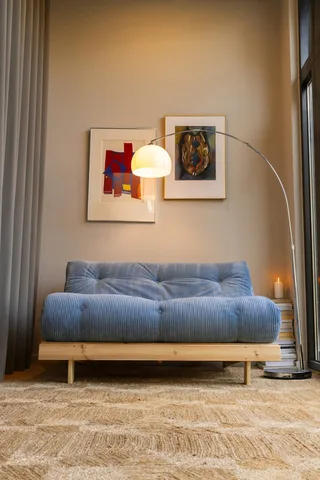ROOTS RAW 140 X 200 W. ROOTS MATTRESS HAZY BLUE by Karup Design – interior photo 15 of 17