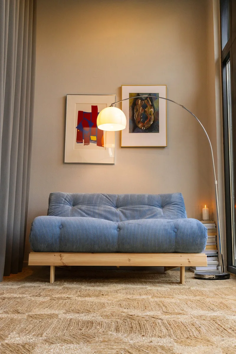 ROOTS RAW 140 X 200 W. ROOTS MATTRESS HAZY BLUE by Karup Design – interior photo 15 of 17