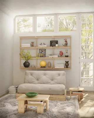 JAPAN SIDE TABLE CAROB BROWN van Karup Design – sfeerfoto 3 van 6