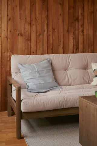 KNOB CLEAR LACQUERED W. 5-LAYER MIXED MATTRESS SORBET PINK by Karup Design – interior photo 11 of 17
