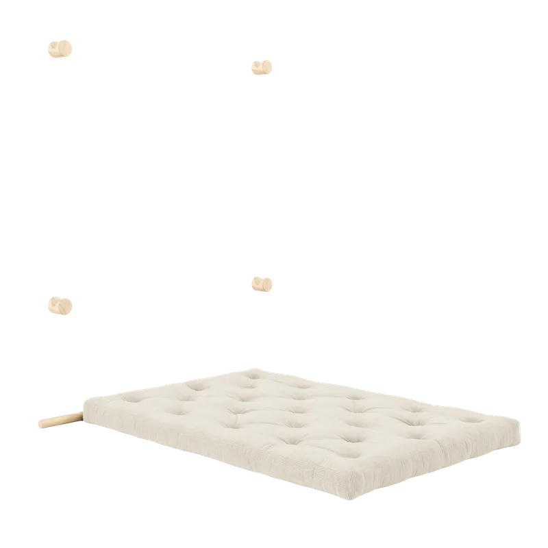 HOOKED RAW 135 X 200 W. BRAVO MATTRESS IVORY by Karup Design – product photo 2 of 18