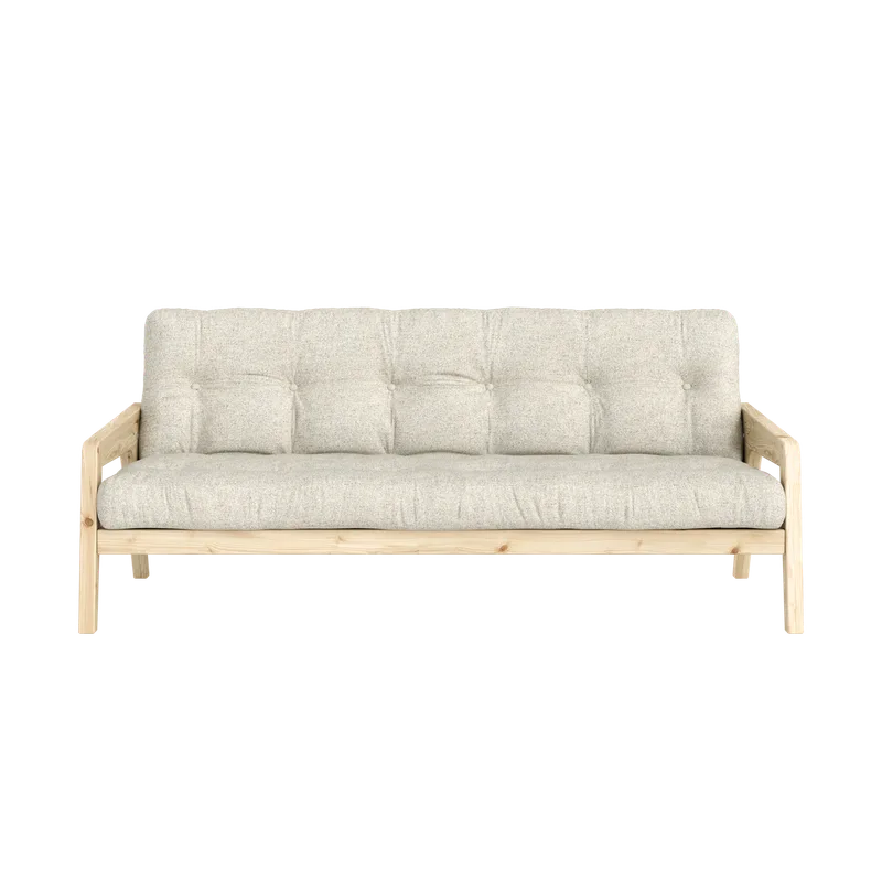GRAB CLEAR LACQUERED W. 5-LAYER MIXED MATTRESS SOFT CHALK de Karup Design – photo du produit 9 sur 10