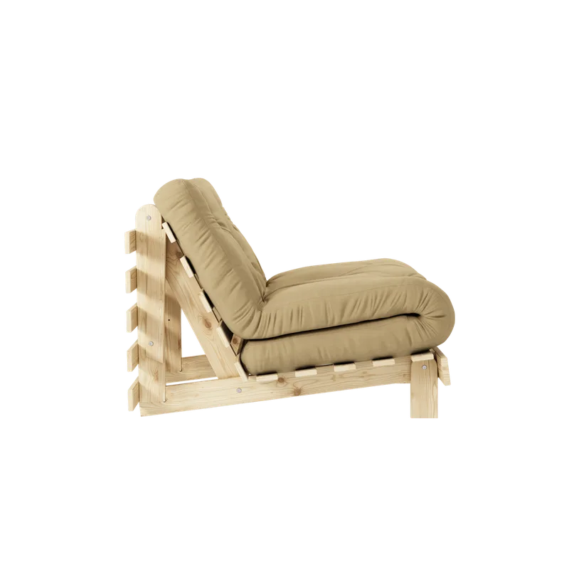 ROOTS RAW 90 X 200 W. ROOTS MATTRESS WHEAT BEIGE van Karup Design – productfoto 3 van 8