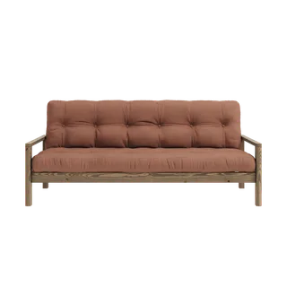 KNOB CAROB BROWN W. 5-LAYER MIXED MATTRESS CLAY BROWN van Karup Design – productfoto 3 van 17
