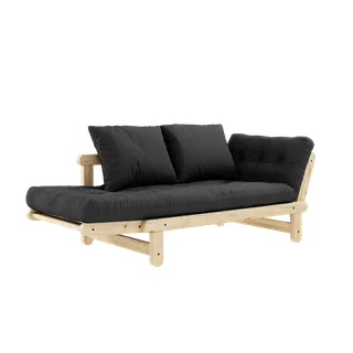 BEAT CLEAR LACQUERED W. BEAT MATTRESS SET DARK GREY van Karup Design – productfoto 1 van 9
