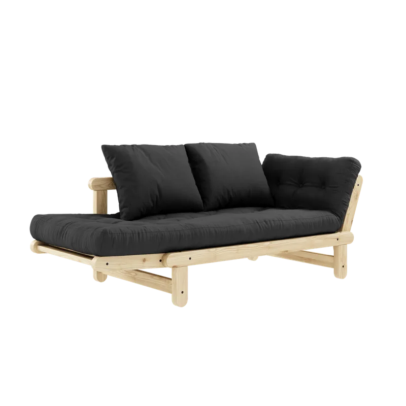 BEAT CLEAR LACQUERED W. BEAT MATTRESS SET DARK GREY van Karup Design – productfoto 1 van 9
