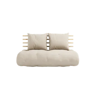 SHIN SANO CLEAR LACQUERED W. SHIN SANO MATTRESS SET BEIGE van Karup Design – productfoto 2 van 6