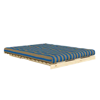 ROOTS RAW 160 X 200 W. ROOTS MATTRESS BROWN-BLUE van Karup Design – productfoto 3 van 12