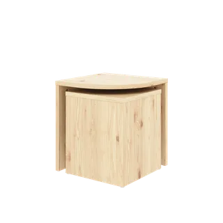 COMBINE SIDE TABLES SET CLEAR LACQUERED by Karup Design – product photo 3 of 10
