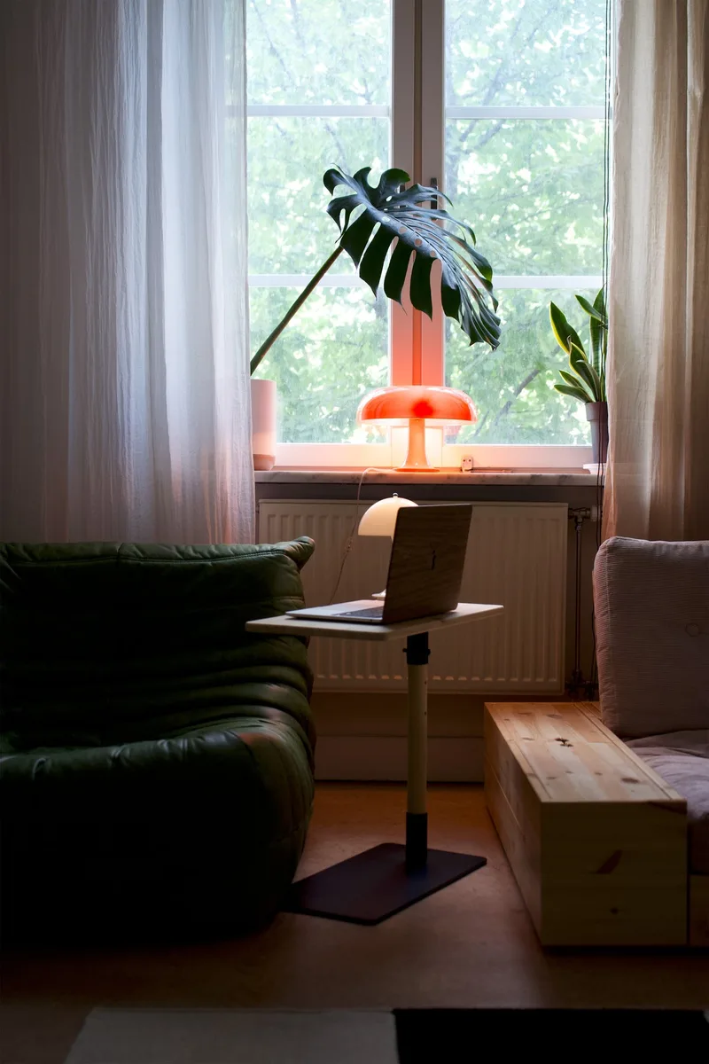 ADJUST TABLE CLEAR LACQUERED by Karup Design – interior photo 7 of 9