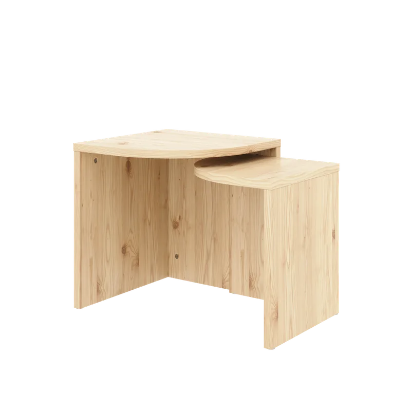 COMBINE SIDE TABLES SET CLEAR LACQUERED by Karup Design – product photo 2 of 10