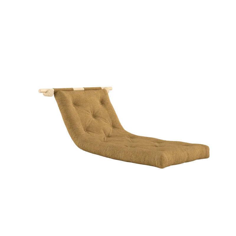HOOKED RAW 75 X 200 W. BRAVO MATTRESS GOLDEN OCHRE van Karup Design – productfoto 1 van 13