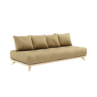 SENZA DAYBED CLEAR LACQUERED W. SENZA DAYBED MATTRESS SET WHEAT BEIGE van Karup Design – productfoto 8 van 8