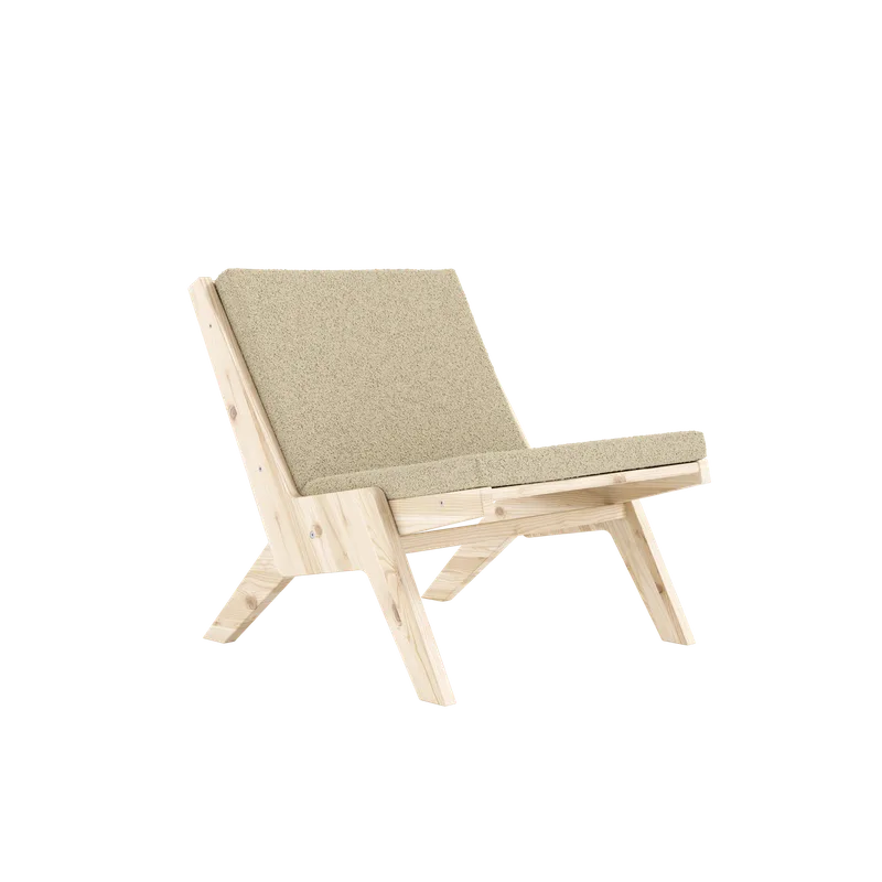 SWAY LOUNGE CHAIR RAW W. PEBBLE BEIGE MATTRESS by Karup Design – product photo 13 of 13