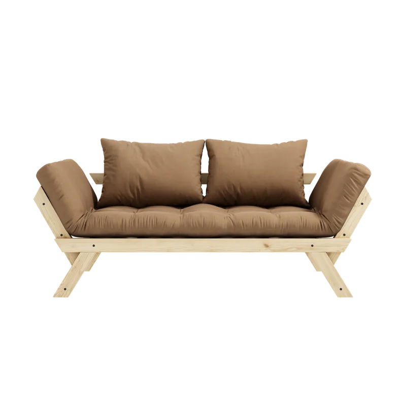 BEBOP CLEAR LACQUERED W. 4-LAYER MIXED MATTRESS MOCCA von Karup Design – Produktfoto 3 von 16