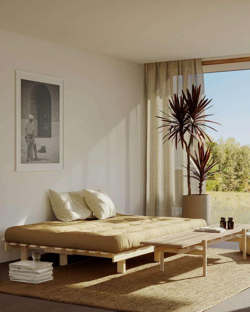 LEAN RAW 130 X 200 W. ALPHA MATTRESS GREY by Karup Design – interior photo 8 of 18