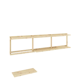 GROOVE SHELVING WIDE RAW by Karup Design – product photo 3 of 16